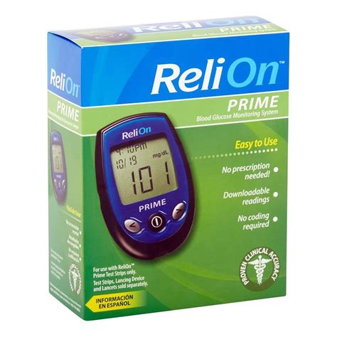 relion glucomètre|ReliOn™ Meters .